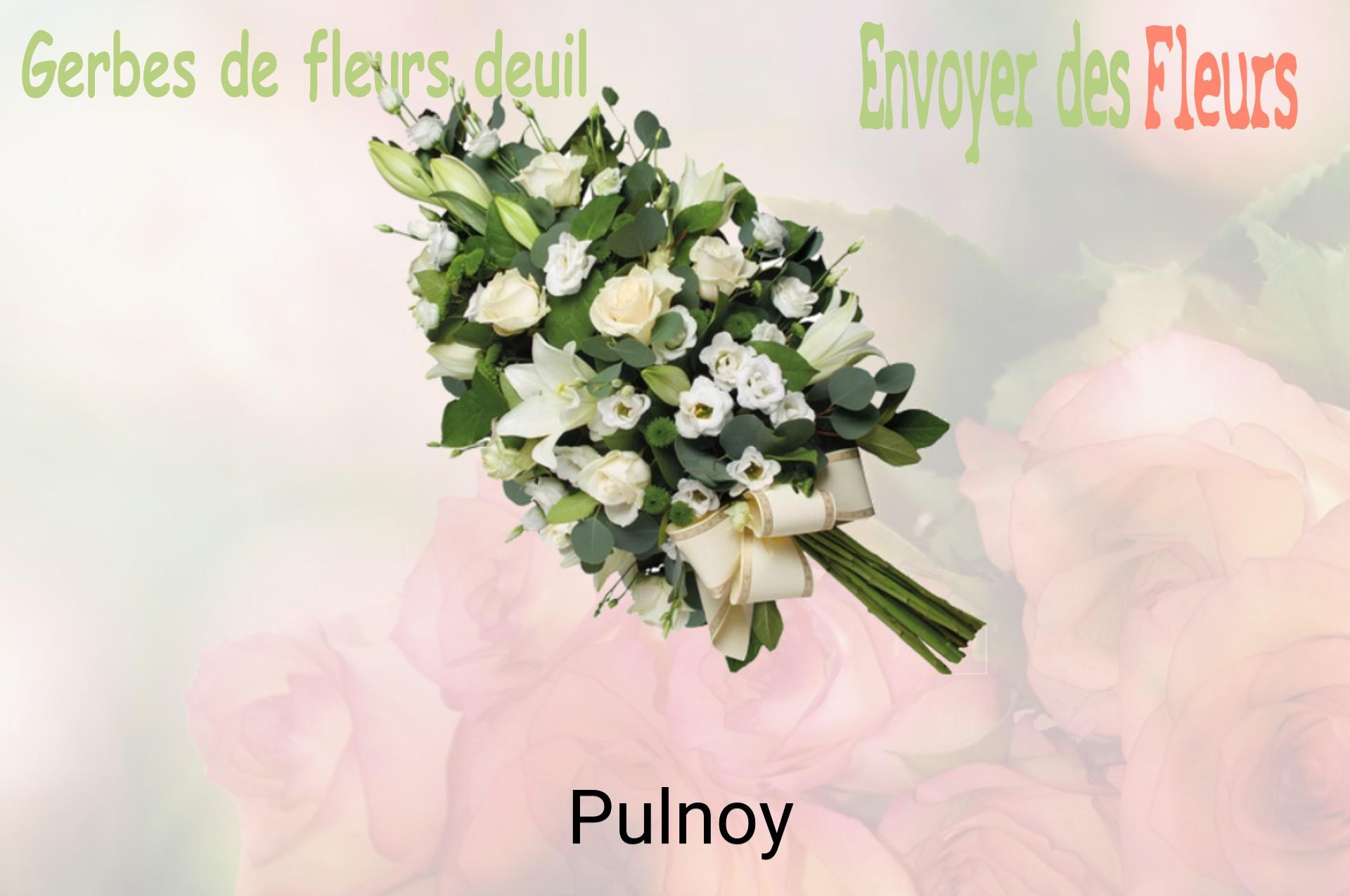 Gerbe de fleurs de deuil livrée à Pulnoy